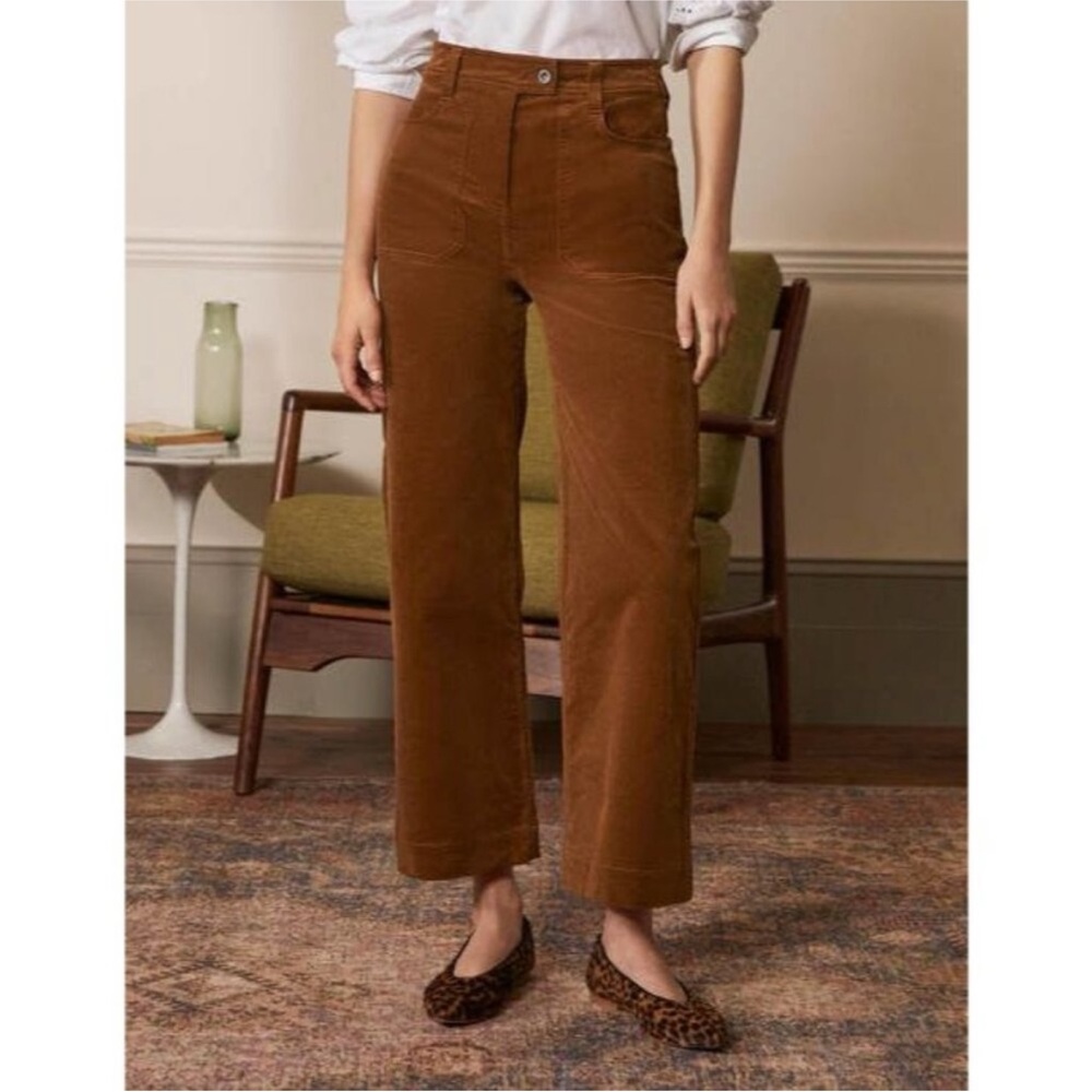 Boden Brown Wide Leg Pants